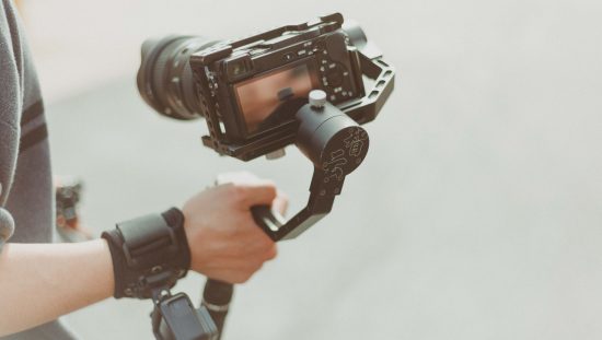 cámara fotografica con gimbal