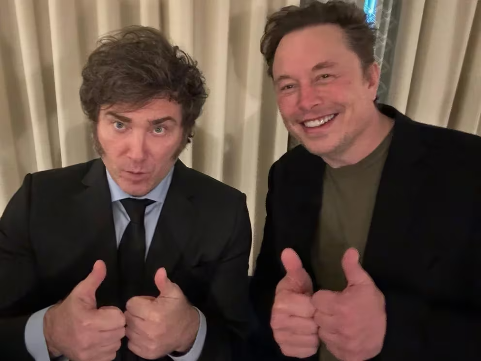 milei y elon musk