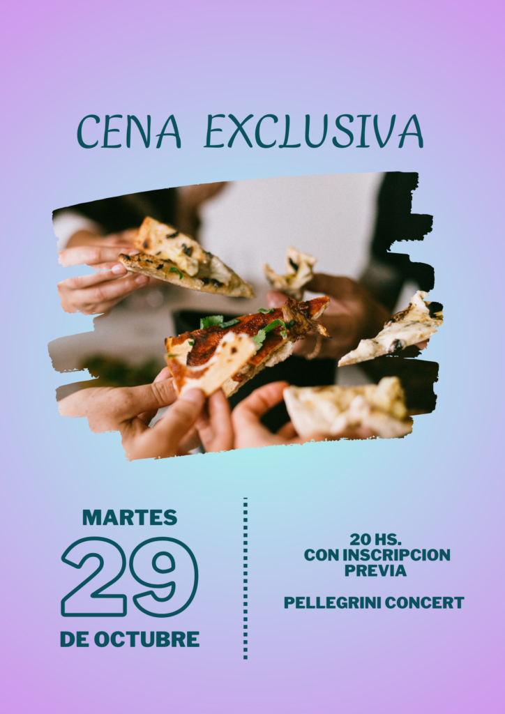 pizza sin gluten en pellegrini concert