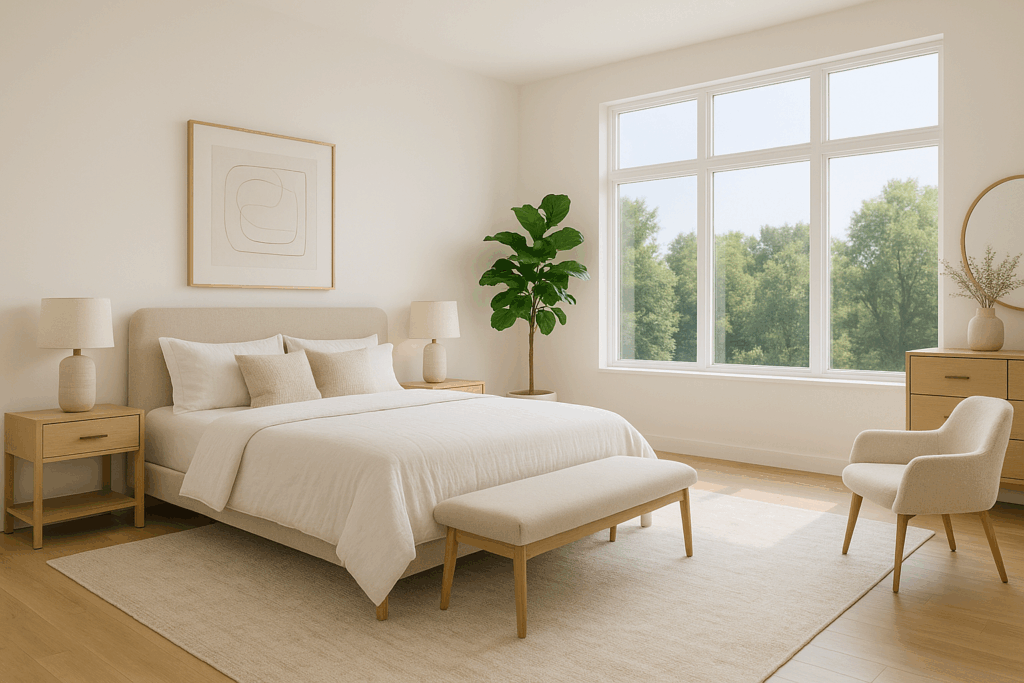 dormitorio Imágen de dormitorio creado con editainmuebles.com