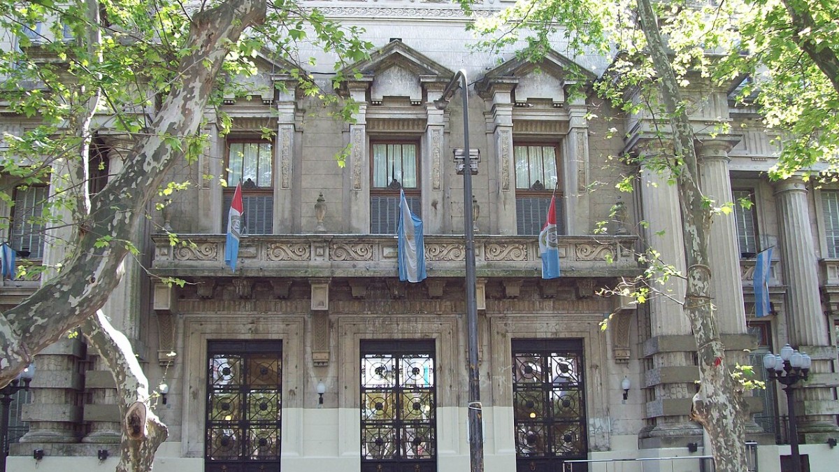 Fachada del ex Palacio de Justicia de Rosario