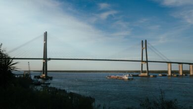 Puente Rosario-Victoria sobre el río Paraná