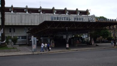 Fachada del Hospital Provincial del Centenario de Rosario