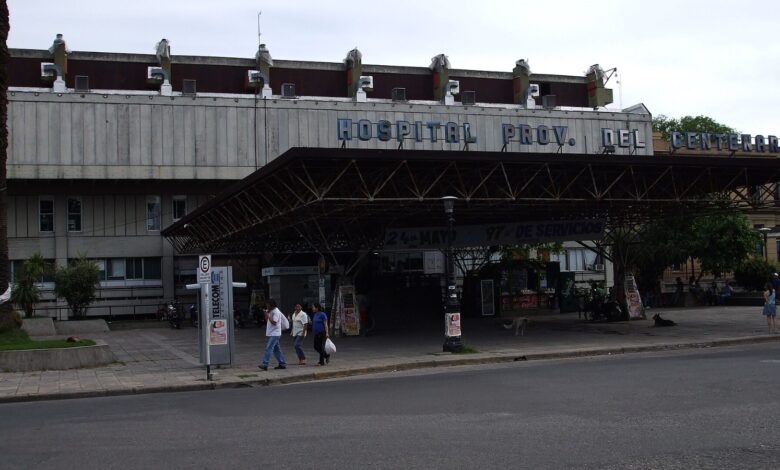 Fachada del Hospital Provincial del Centenario de Rosario