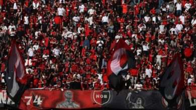 Hinchas de Newell's en las tribunas del Coloso Marcelo Bielsa