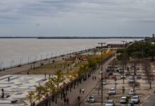 Costanera de Rosario y el río Paraná