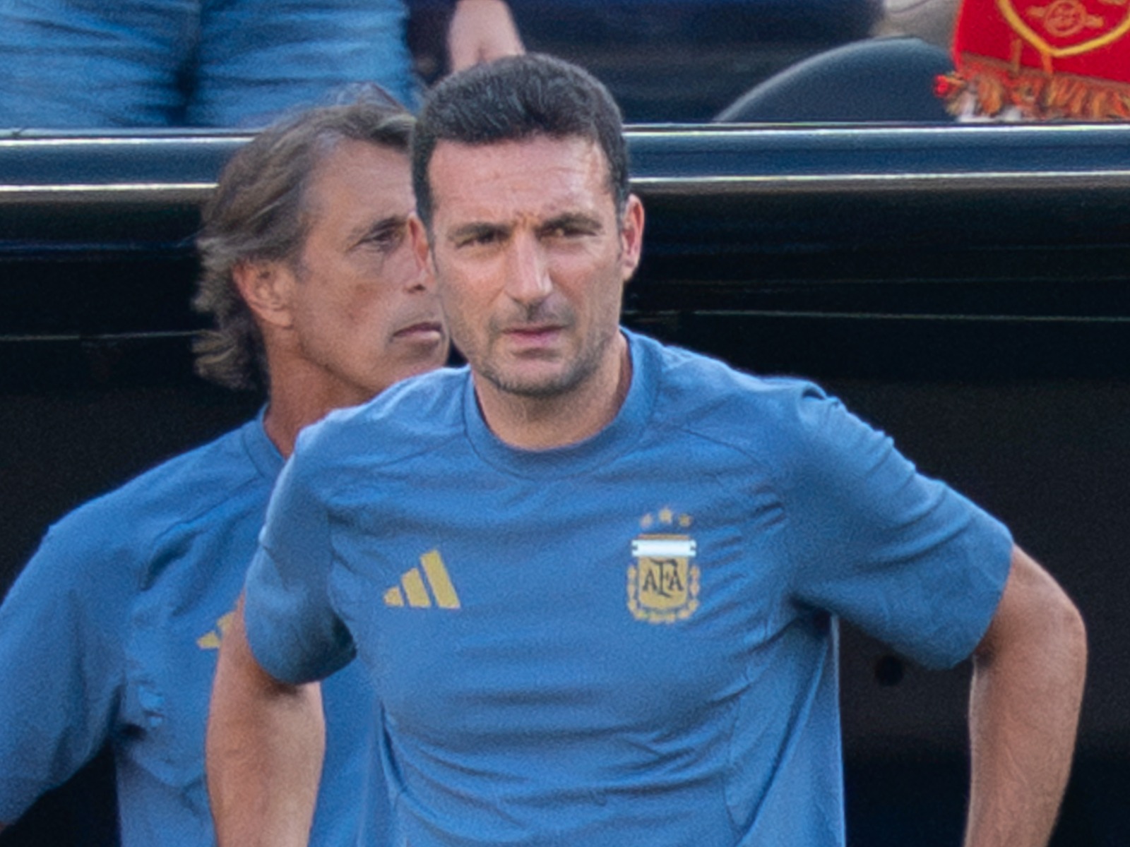 Lionel Scaloni, entrenador de la Selección Argentina, durante la final del Mundial 2026