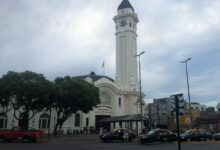 Frente de la Terminal de Ómnibus Mariano Moreno de Rosario