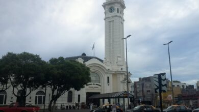 Frente de la Terminal de Ómnibus Mariano Moreno de Rosario